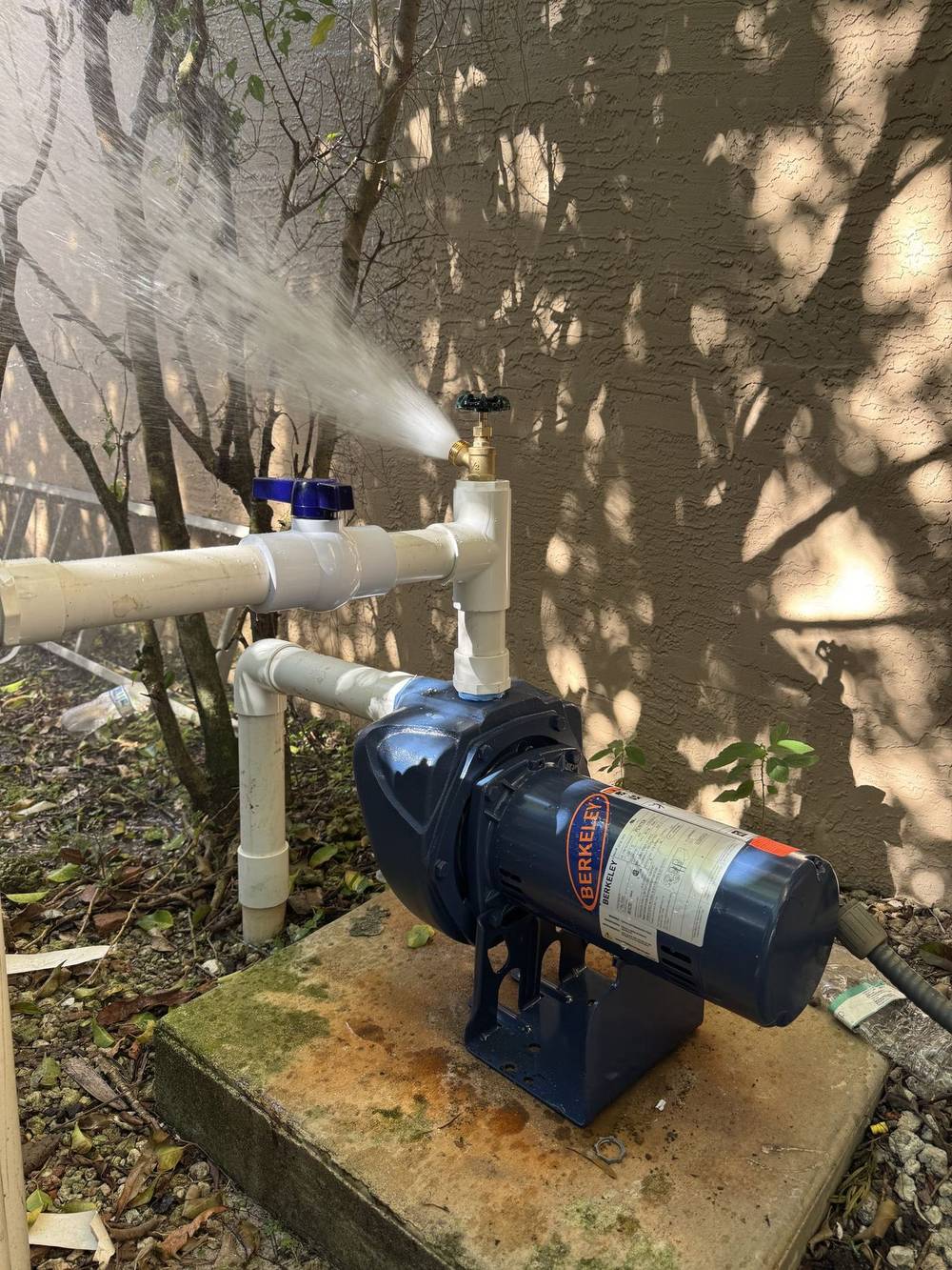 Shallow well pump on a north Broward property